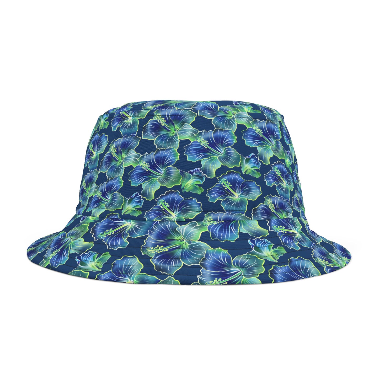 Moda Urbano Tropical  Hibiscus Bucket Hat (AOP)