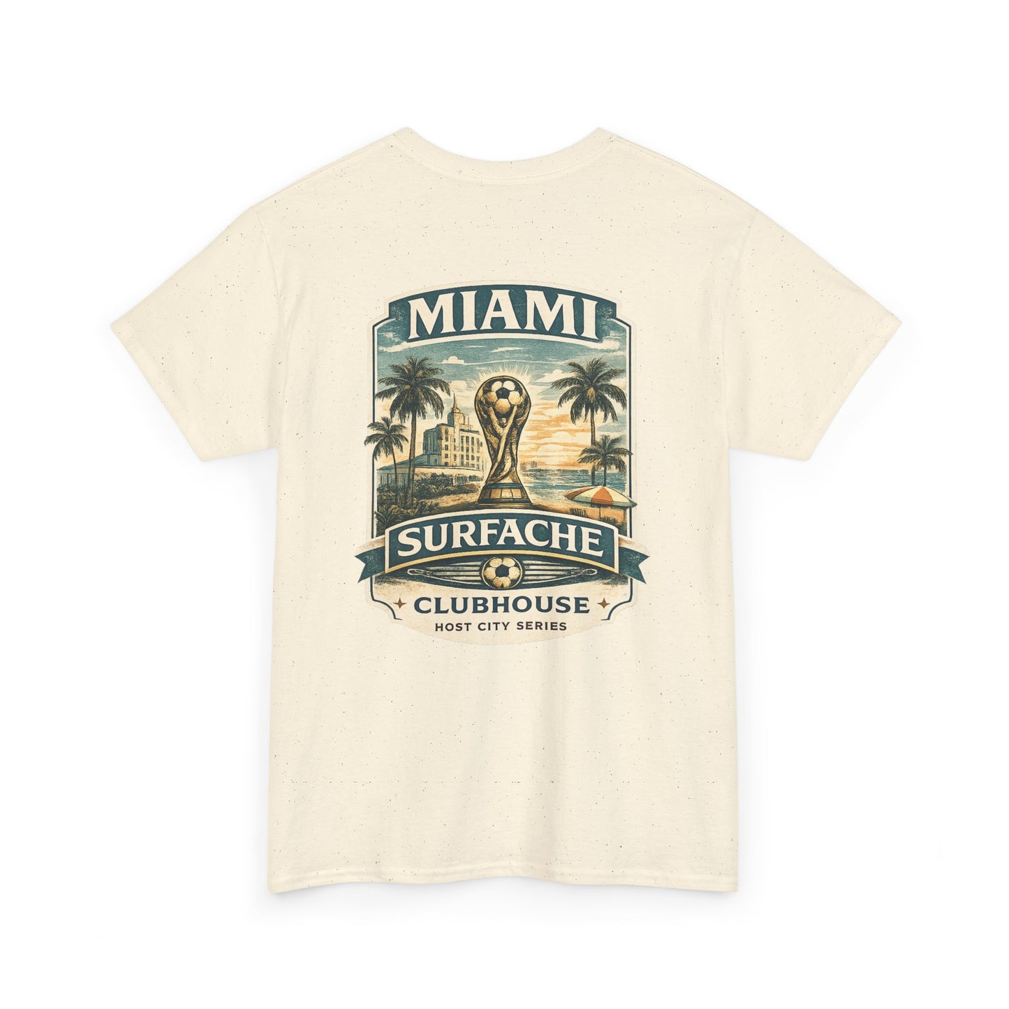 Surfache Miami Clubhouse T-Shirt — Vintage Palm Beach Surf Tee