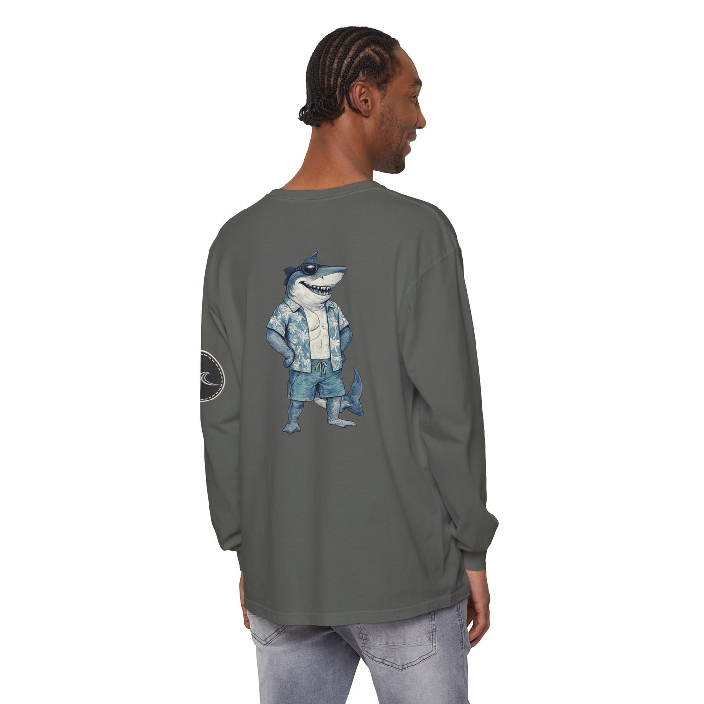 Surfache Shark Graphic Long Sleeve Tee