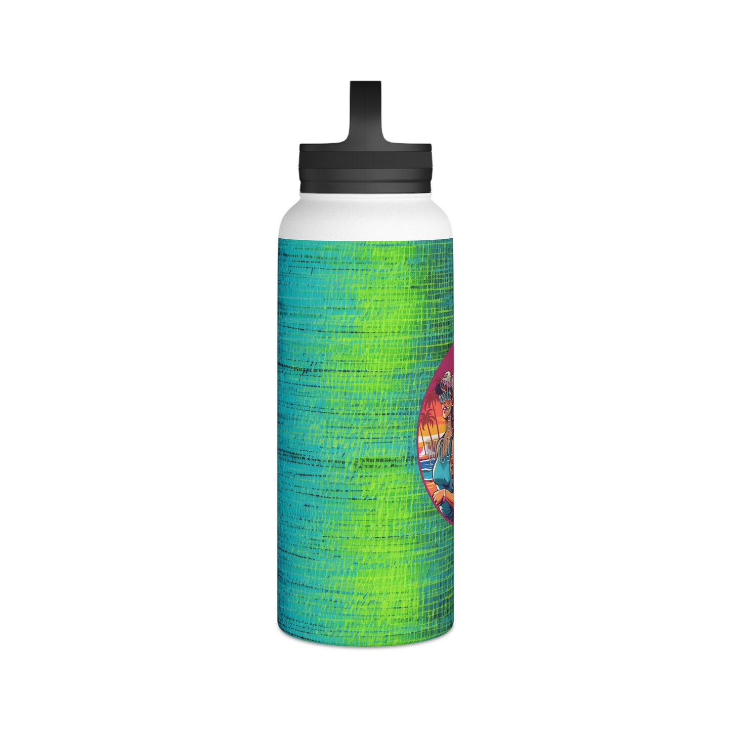 Surface Beach Volleyball Club Stainless Steel Water Bottle, Handle Lid