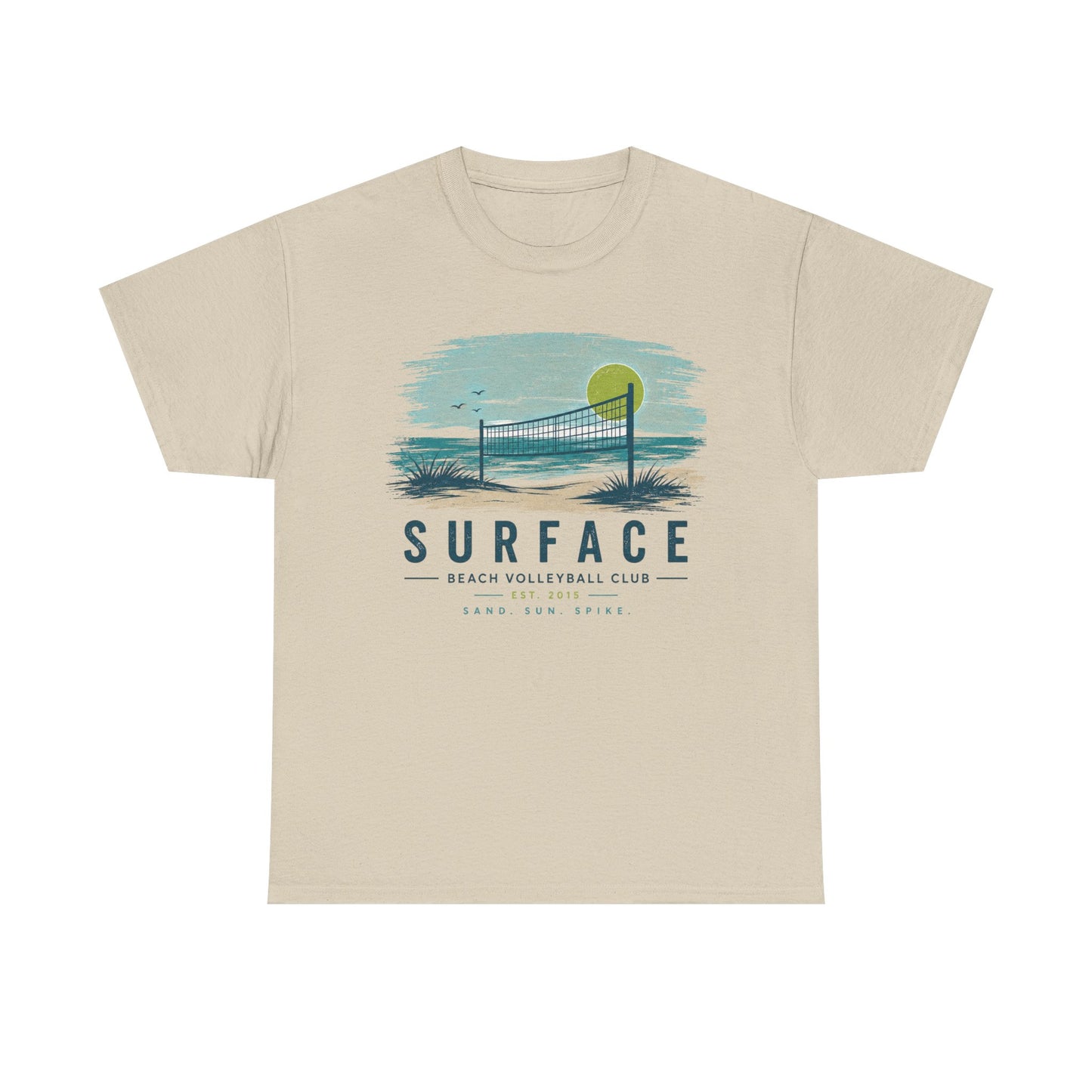 Surface Beach Volleyball Club T-Shirt – Vintage Coastal Volleyball Tee