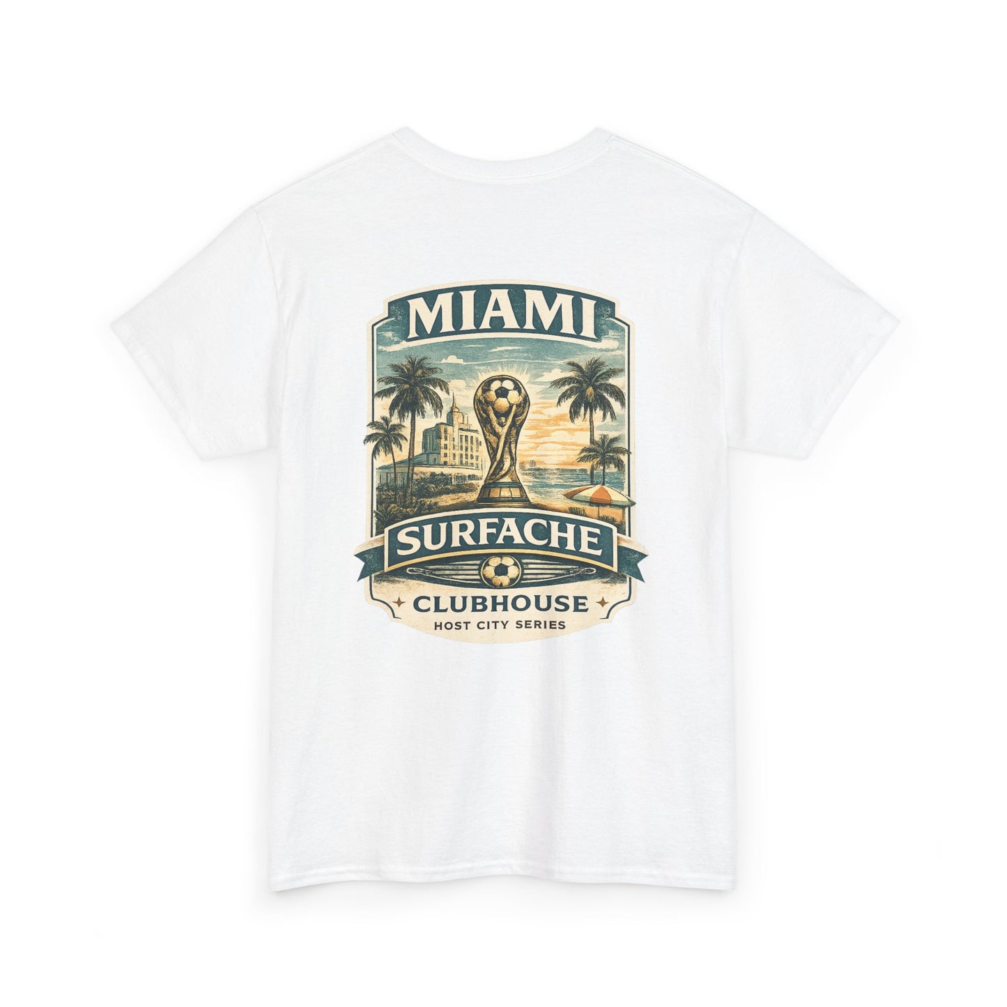 Surfache Miami Clubhouse T-Shirt — Vintage Palm Beach Surf Tee
