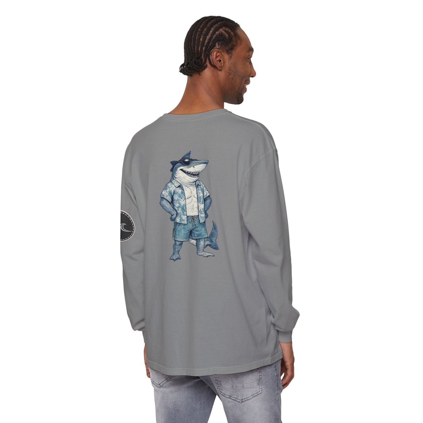 Surfache Shark Graphic Long Sleeve Tee