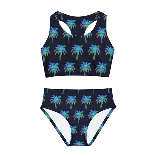 Surface Beach Volleyball Club Sublimated Girls Two Piece Swimsuit