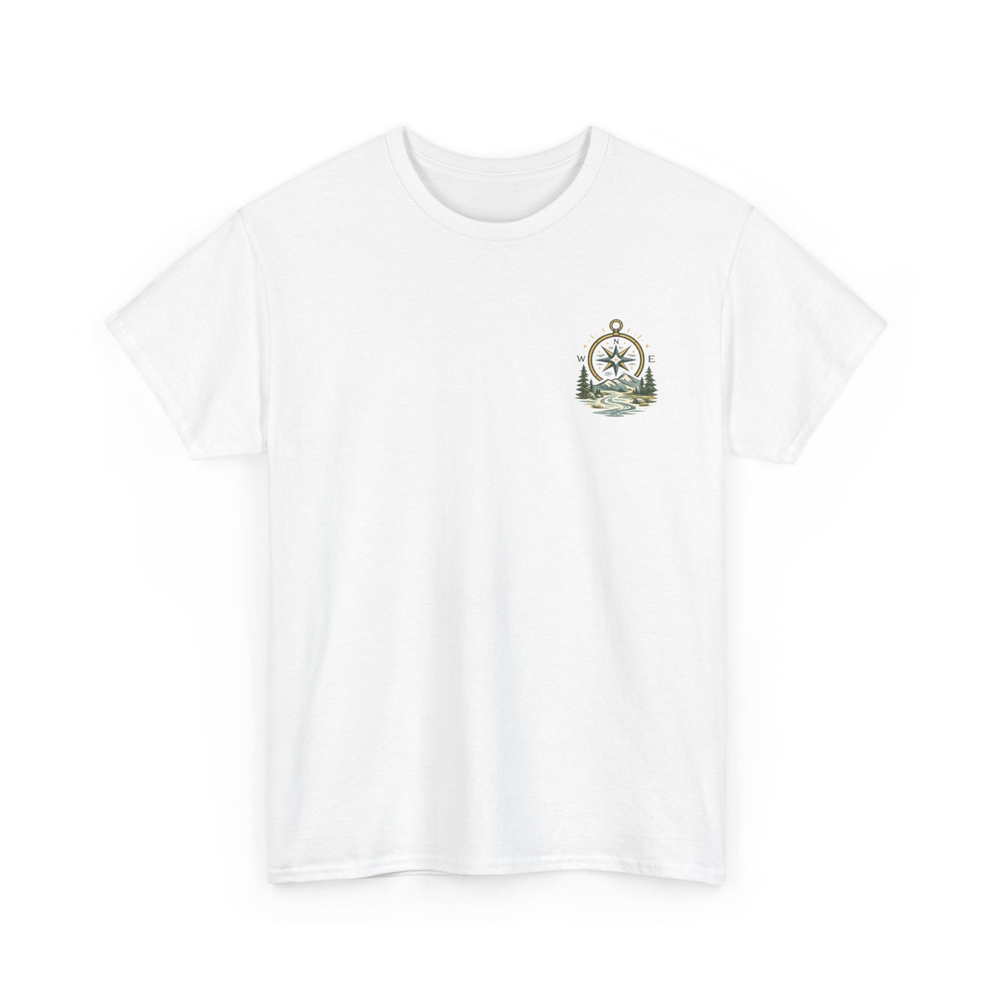 Adventure Compass Tee — "You Can't Control Everything" Outdoor Graphic T‑Shirt
