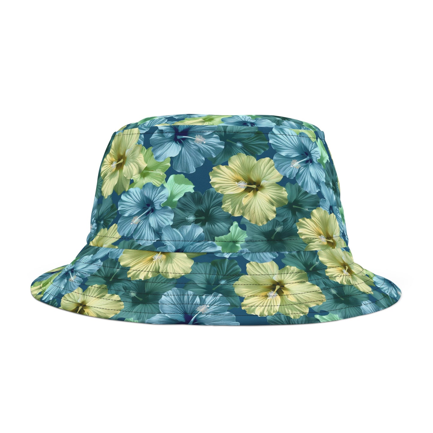 Moda Urbano Tropical Hibiscus Bucket Hat (AOP)