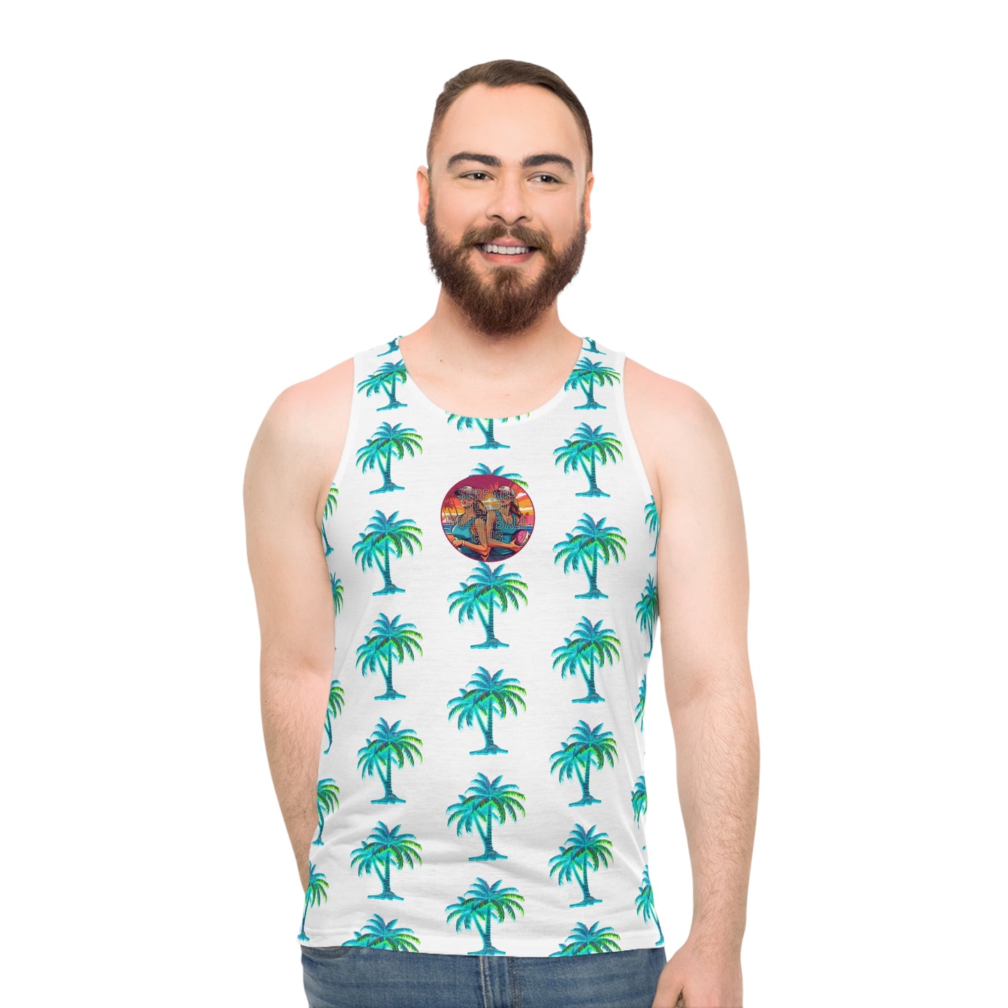 Surface Beach Volleyball Club Unisex Tank Top (AOP)