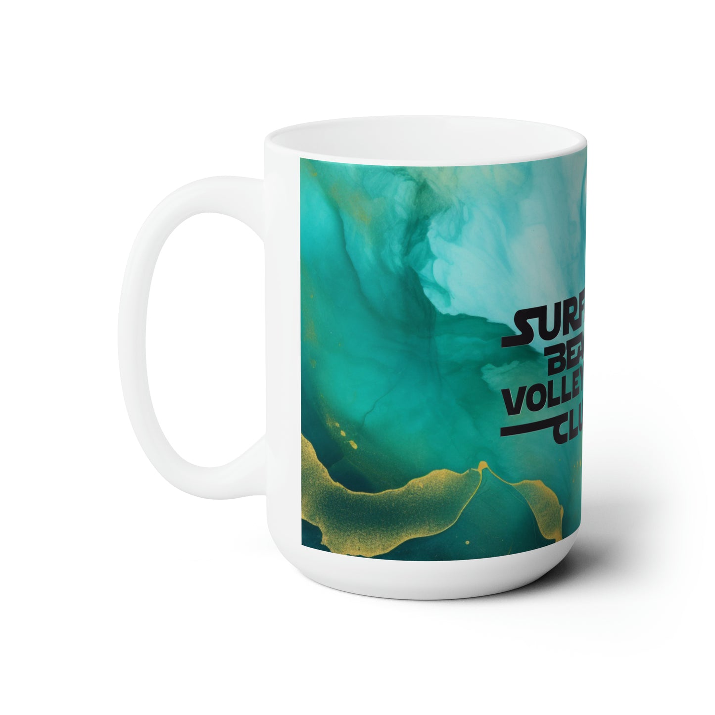 Surface Beach Volleyball Club Ceramic Mug 15oz