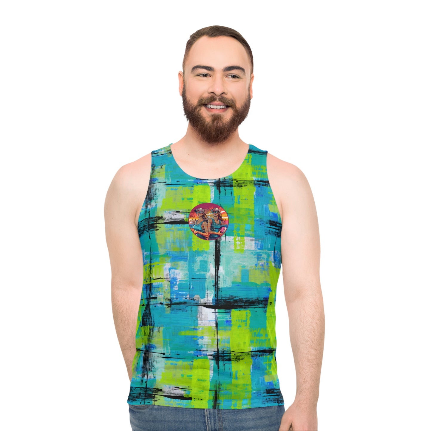 Surface Beach Volleyball Club Unisex Tank Top (AOP)