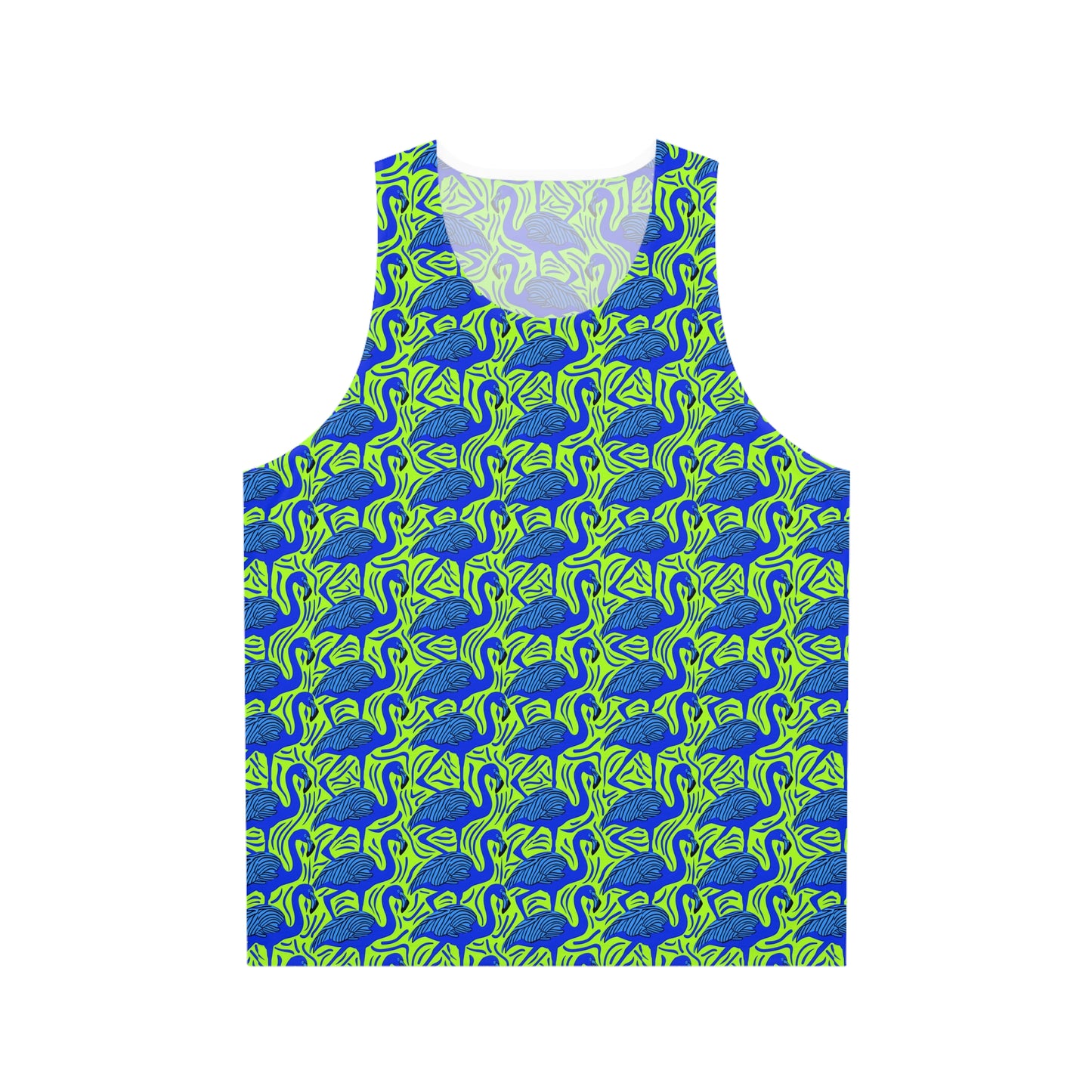 Moda Urbano Flamingo Party Unisex Tank Top (AOP)