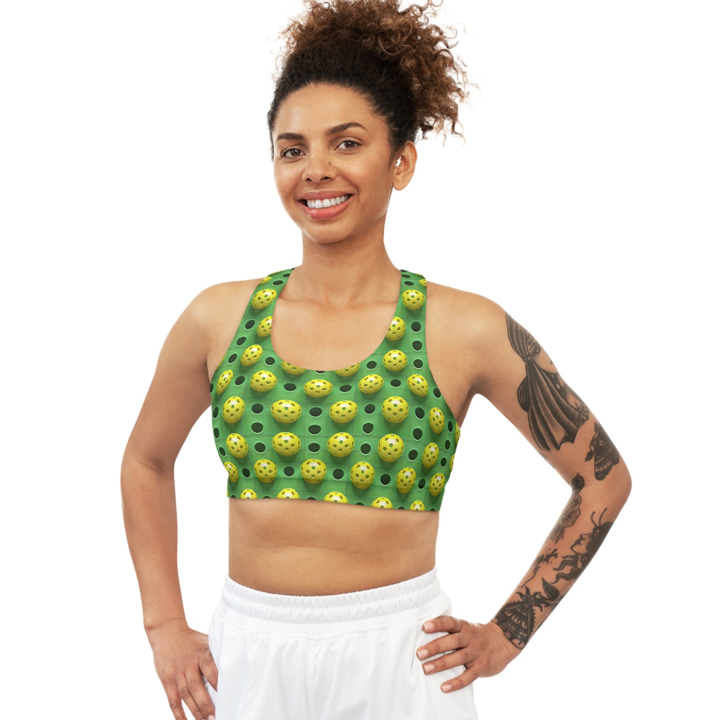 Moda Urbano Pickleball Seamless Sports Bra (AOP)