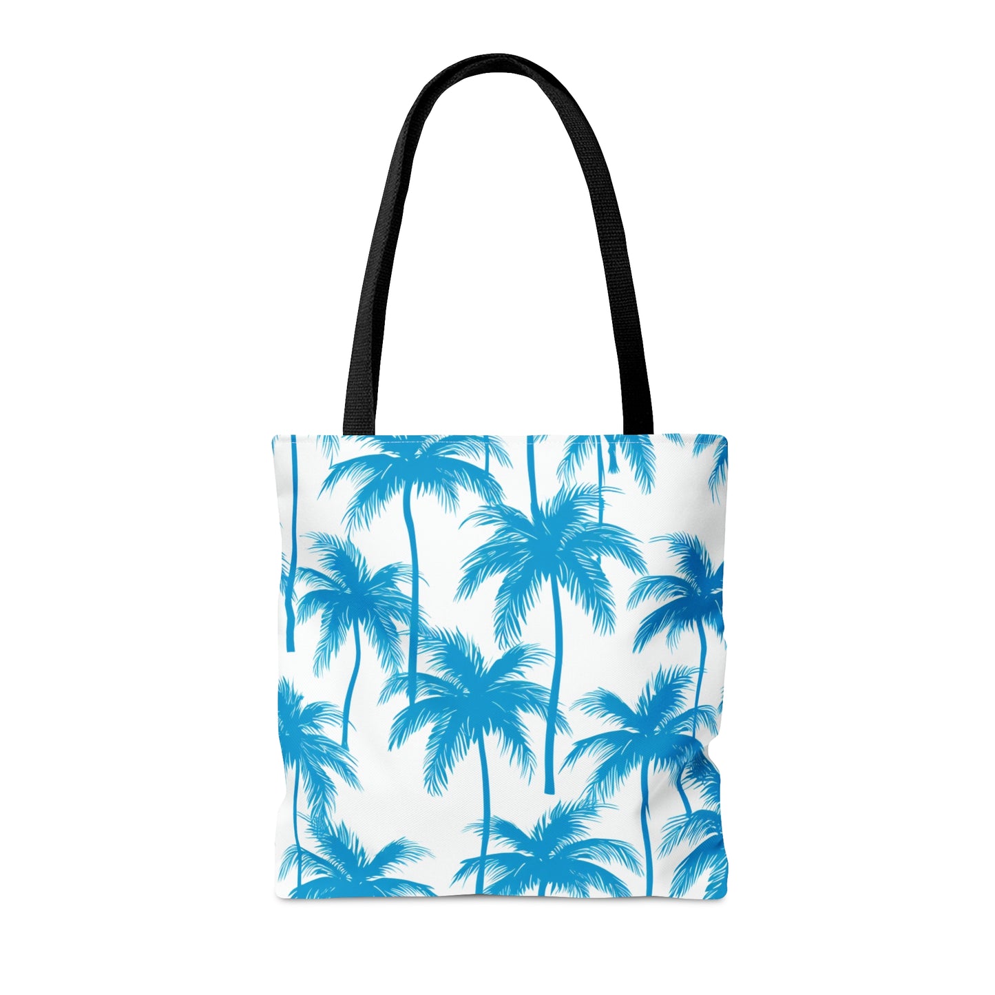 Cyan Palm Travel Tote Bag