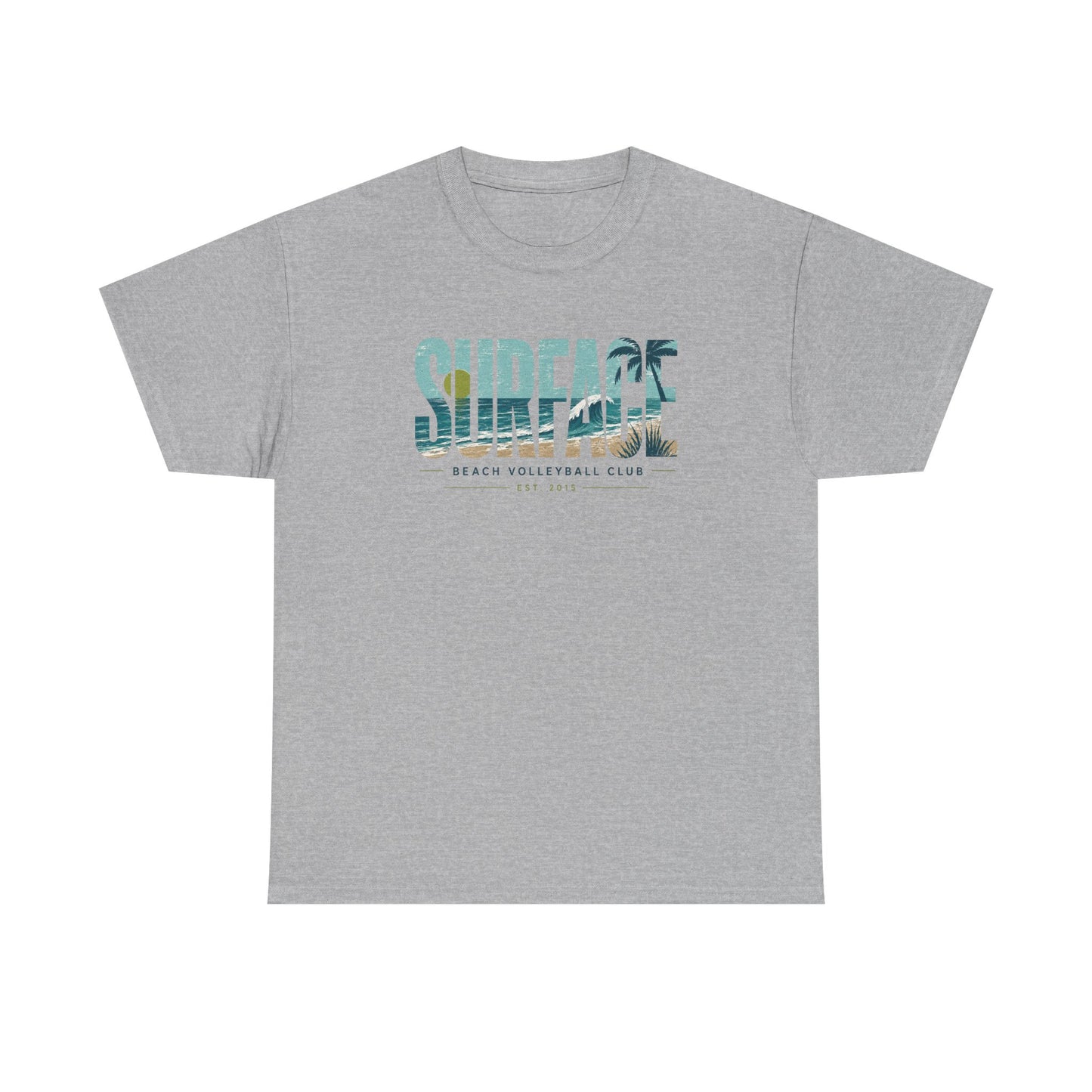 Surface Beach Volleyball Club T-Shirt — Coastal Surf Graphic Tee