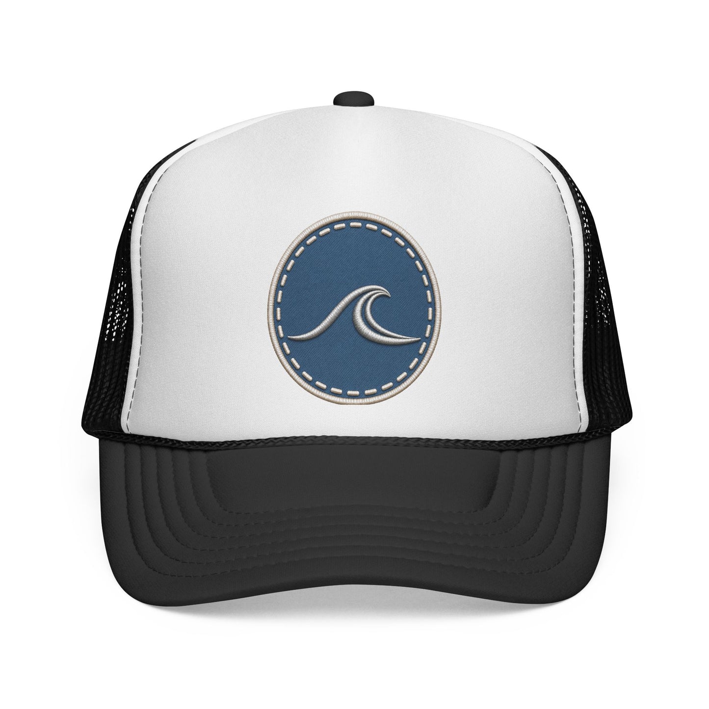 Surfache Wave Trucker Hat — Vintage Surf Logo Cap for Beach Lovers