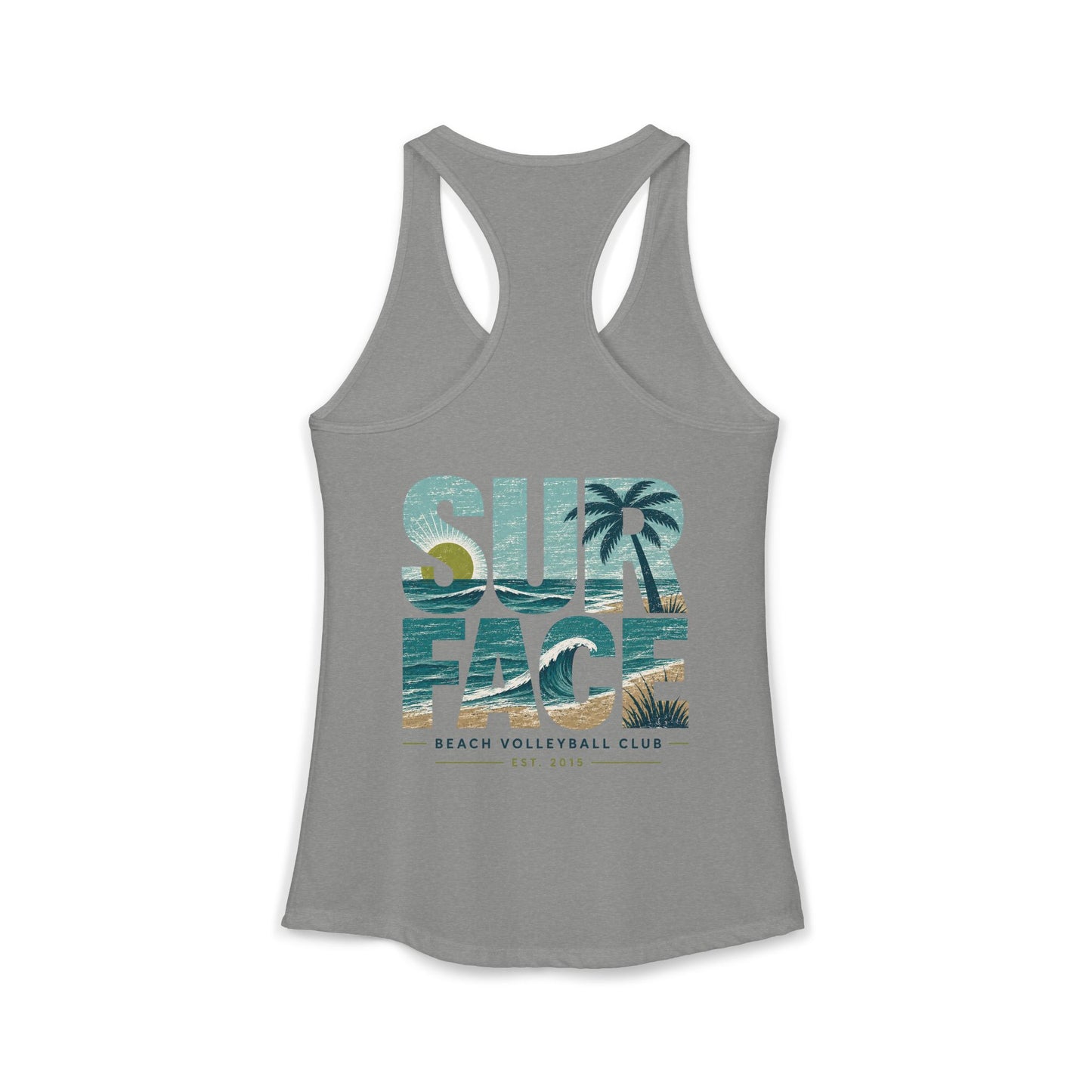 Surface Beach Volleyball Club Women's Racerback Tank - Beach Vibes