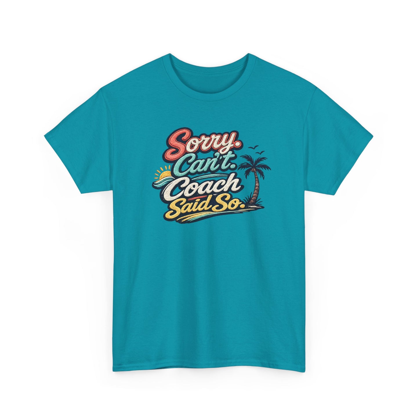 Beach Volleyball Tee — "Sorry, Can't. I’ve Got Beach Volleyball" Retro Graphic