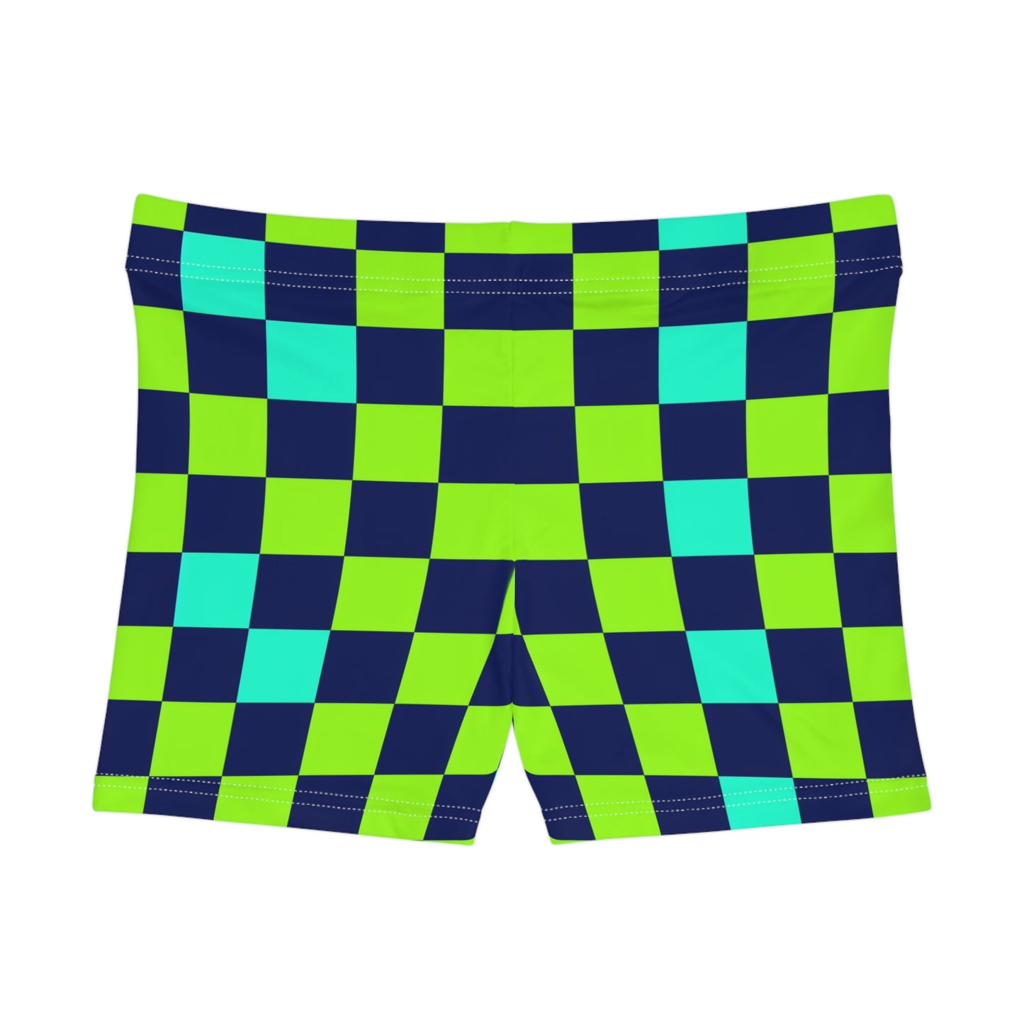 Checkered Surface Beach Volleyball Club Women's Spandex Volleys (AOP)