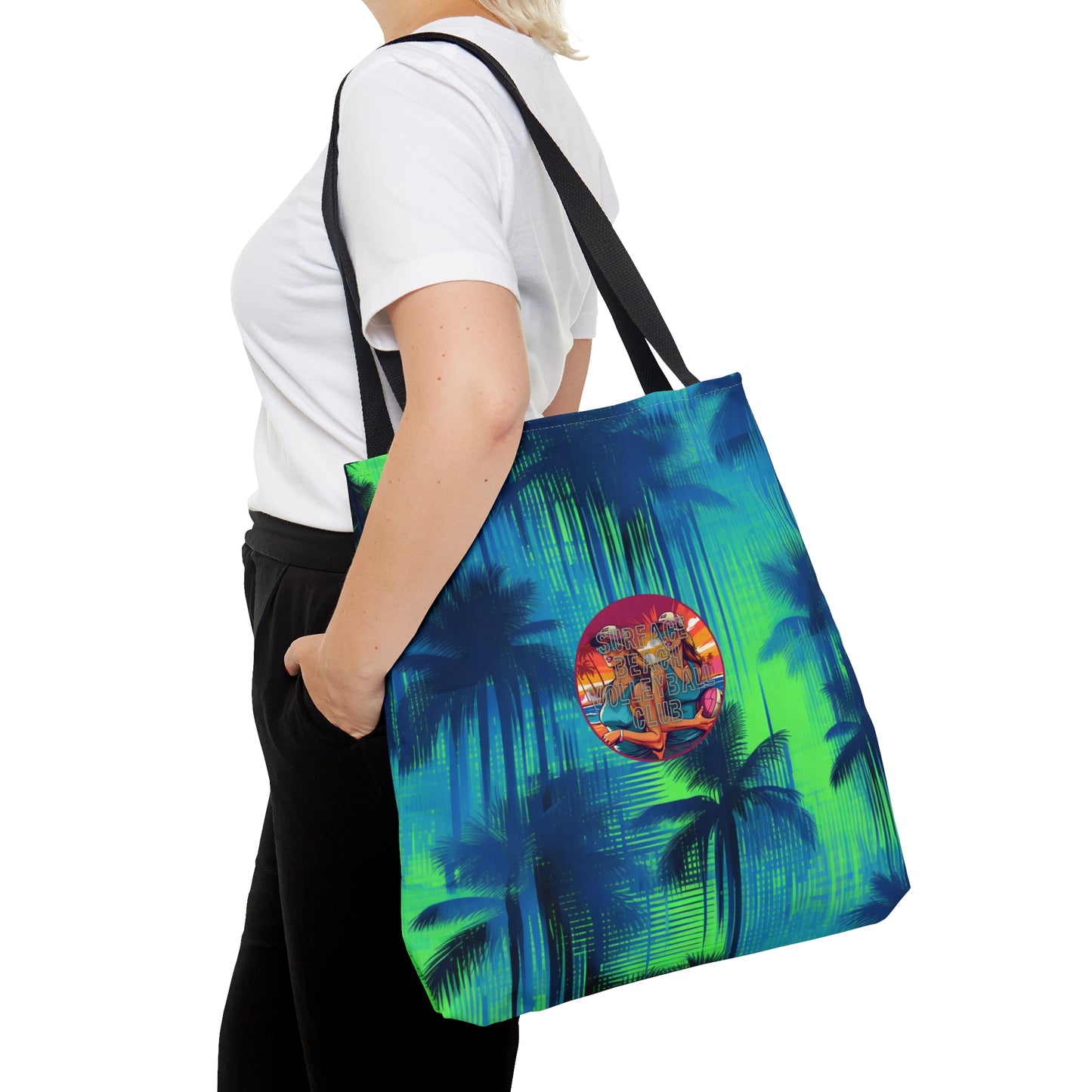 Surface Beach Volleyball Club Travel Tote Bag