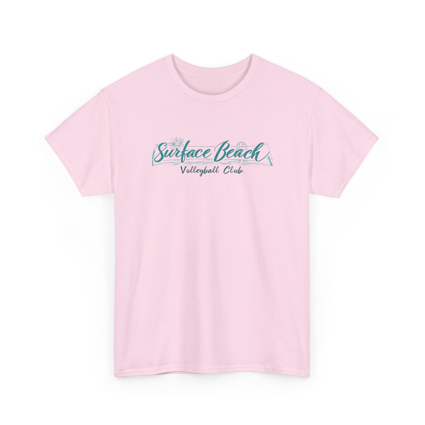 Beach Player Volleyball Tee — Surface Beach Club Graphic T-Shirt