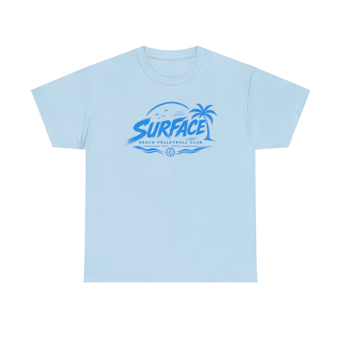 Surface Beach Volleyball Club T-Shirt — Coastal Surf Logo Tee