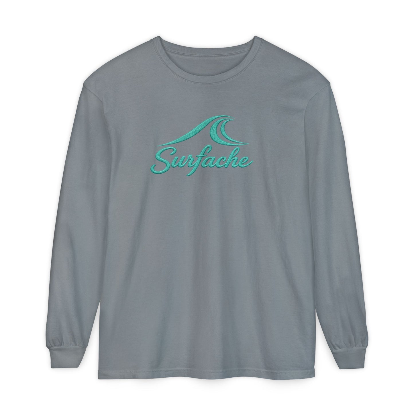 Surfache Wave Long Sleeve Tee — Beach Vibes Graphic T-Shirt