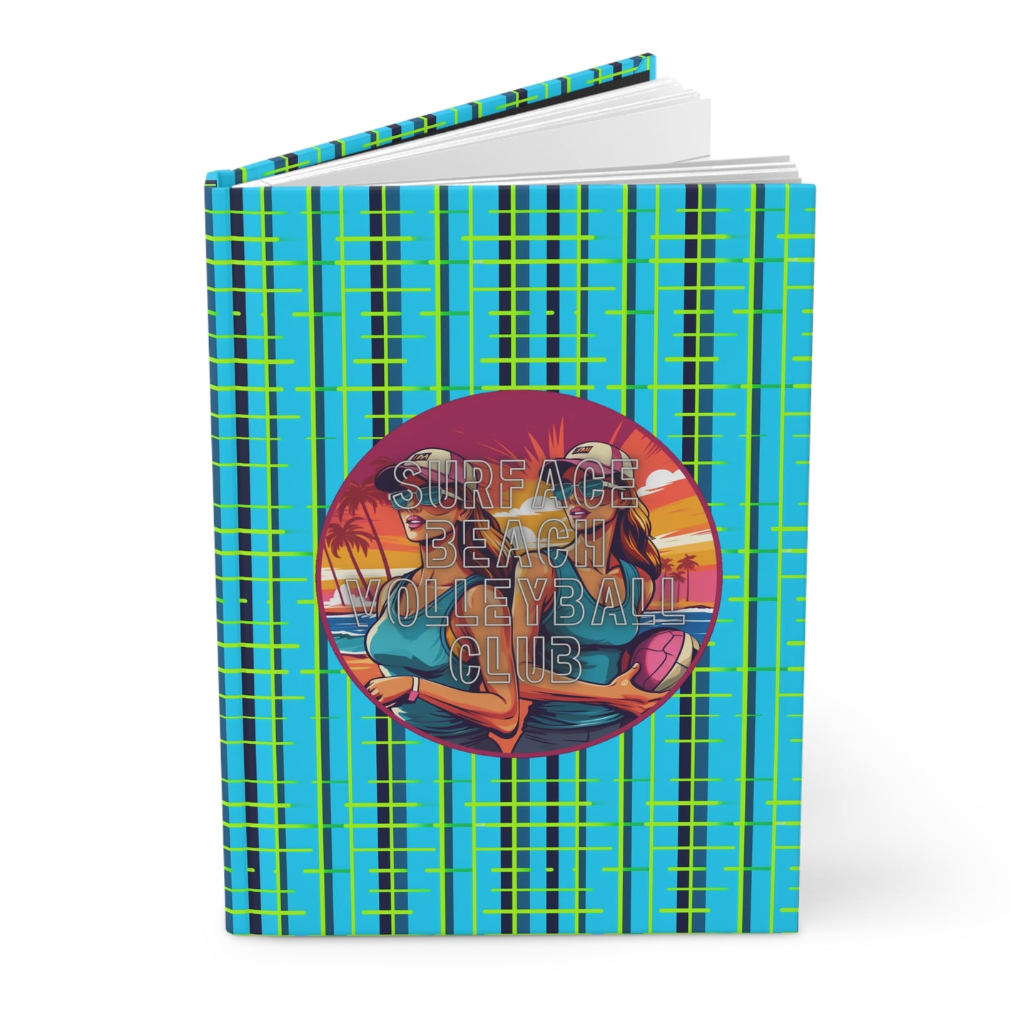 Surface Beach Volleyball Club Reflection Hardcover Journal Matte