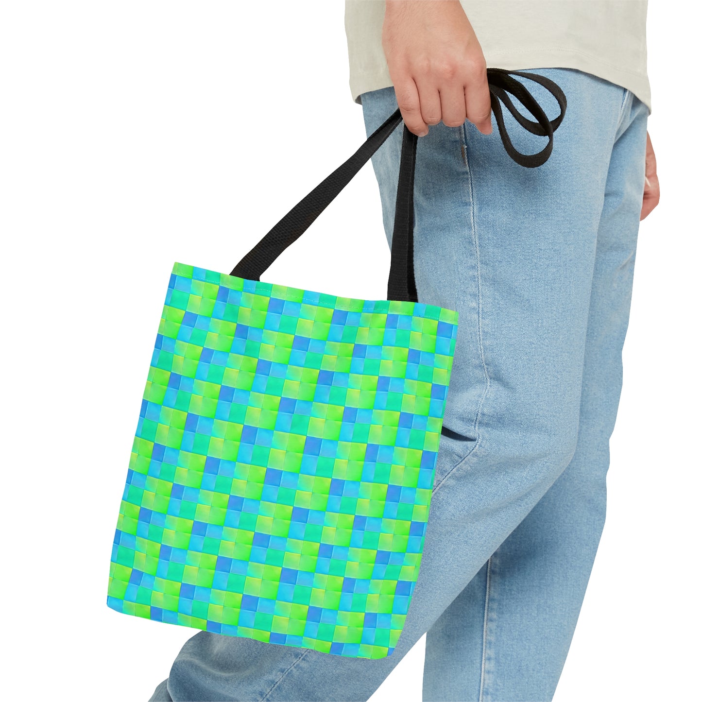 Moda Urbano Checkered Travel Tote Bag