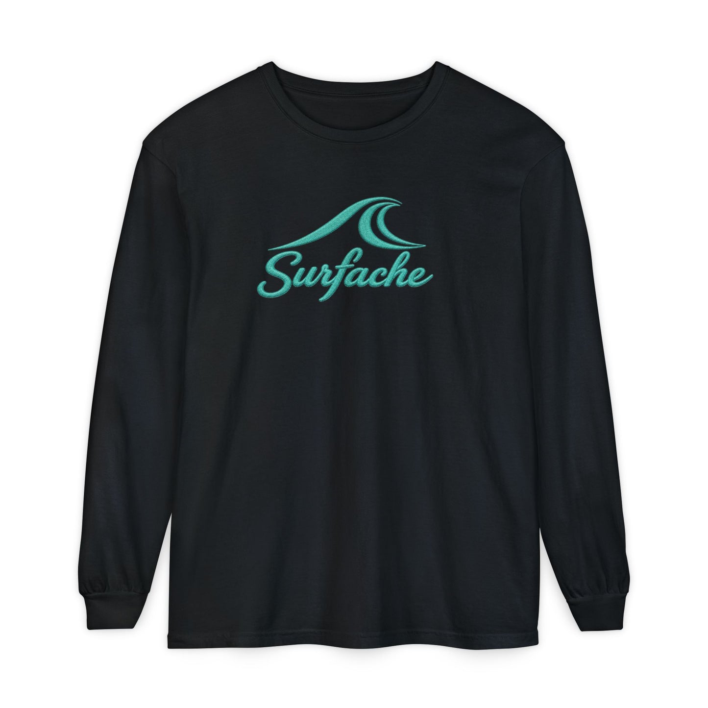 Surfache Wave Long Sleeve Tee — Beach Vibes Graphic T-Shirt