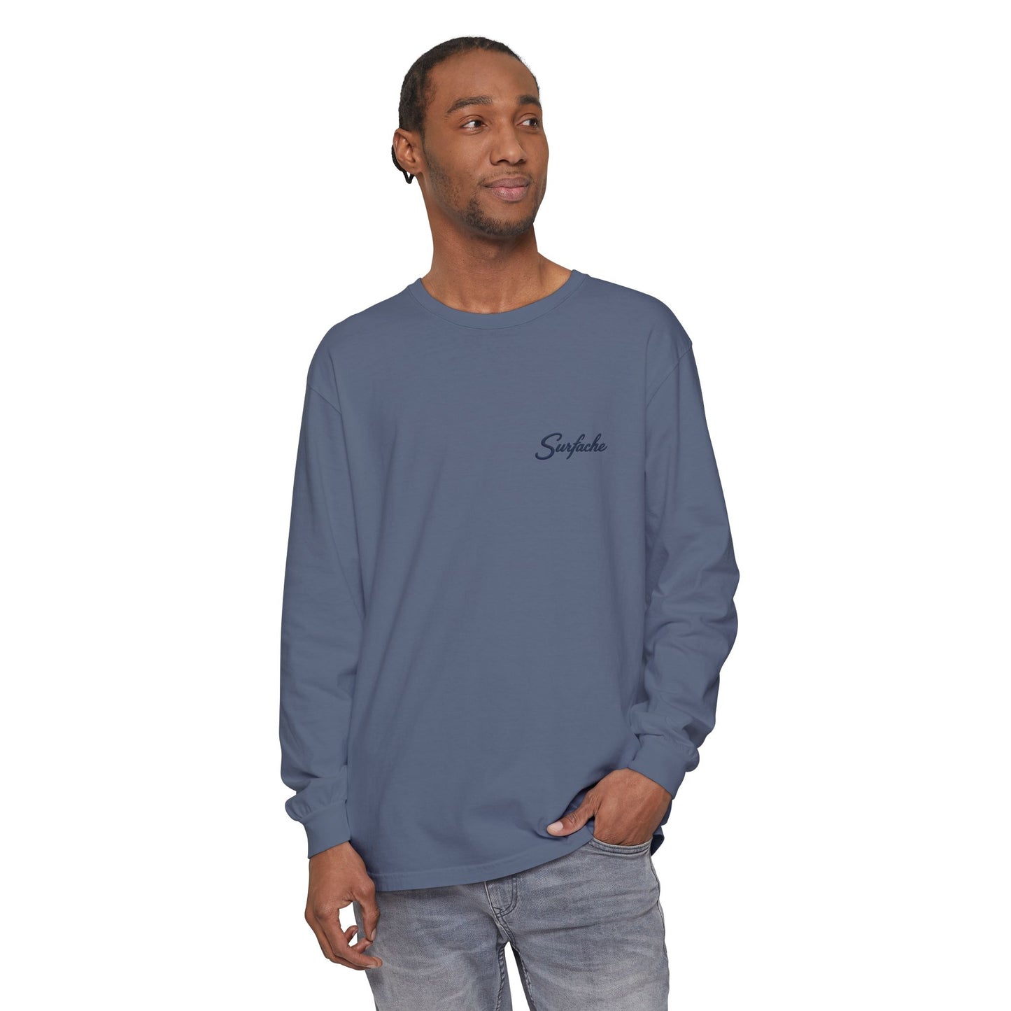 Surfache Long Sleeve T-Shirt — Coastal Heron Graphic