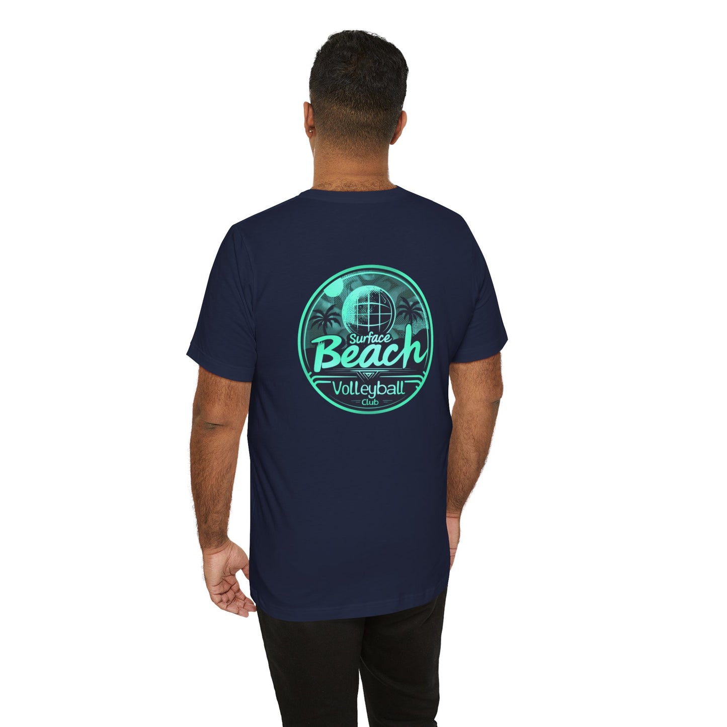 2024 Mascot Icon Surface Beach Volleyball Club Unisex Jersey Short Sleeve Tee