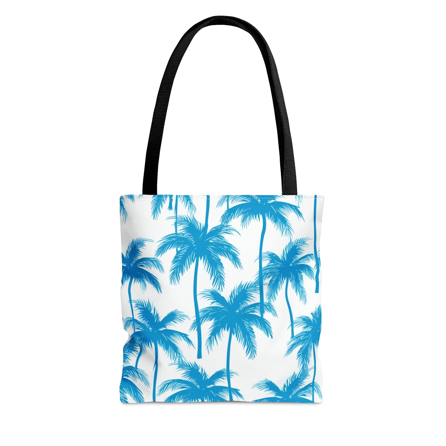 Cyan Palm Travel Tote Bag