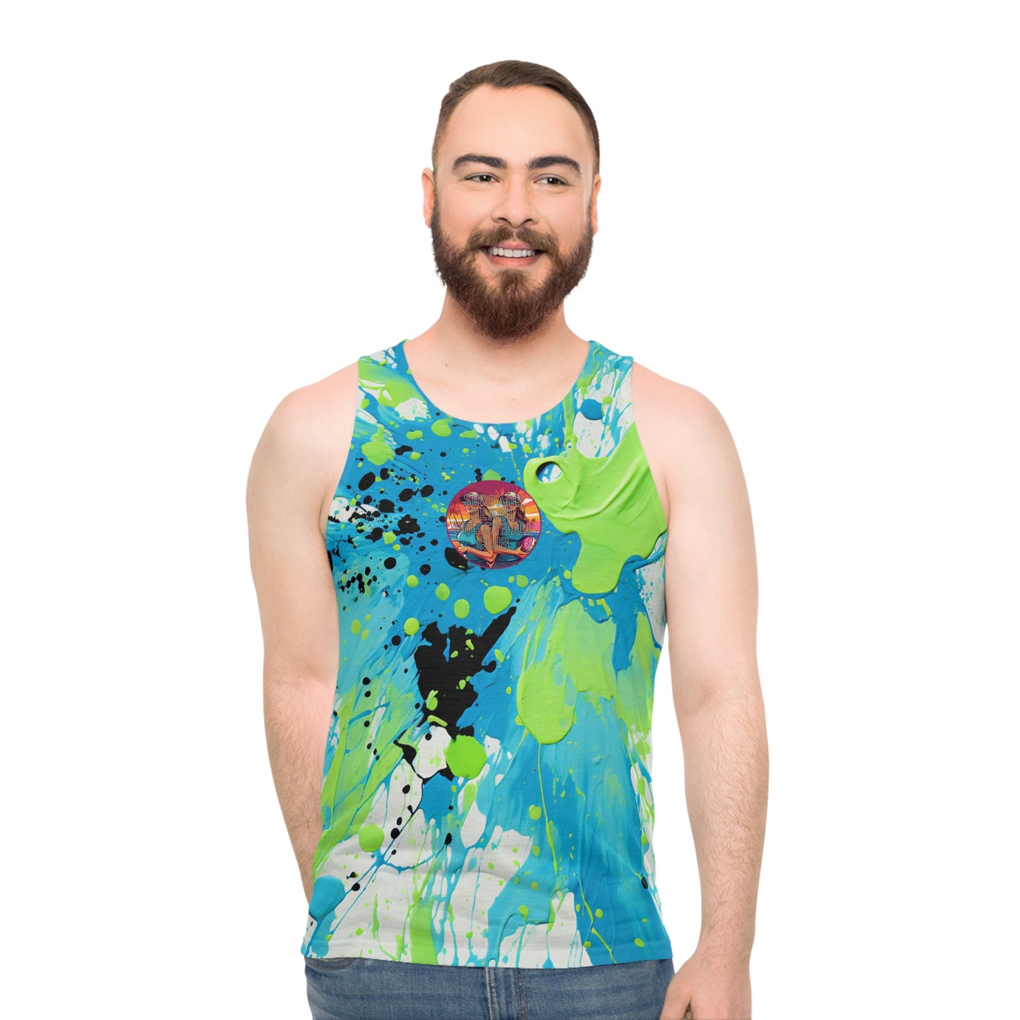 Surface Beach Volleyball Club Unisex Tank Top (AOP)