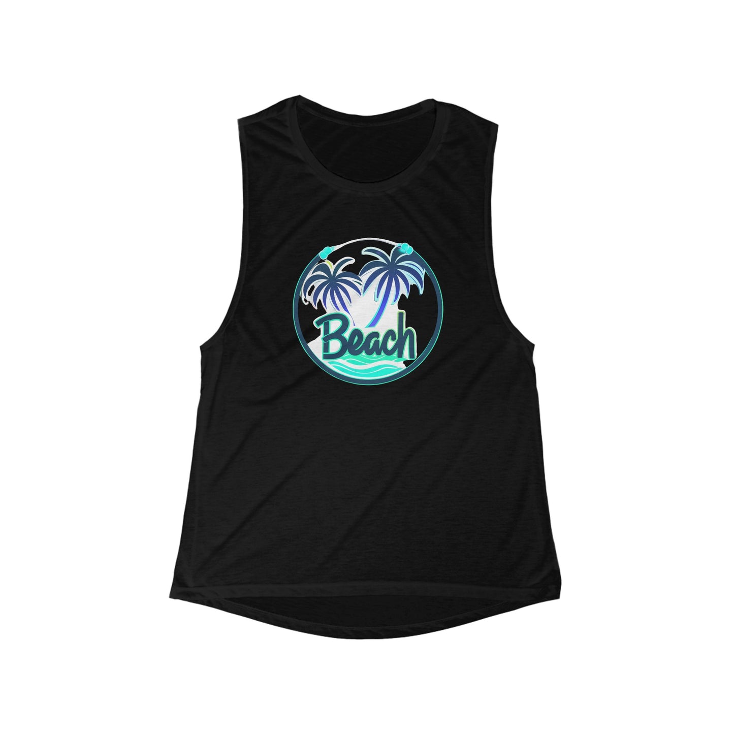 Icon Surface Beach Volleyball Club Women's Flowy Scoop Muscle Tank