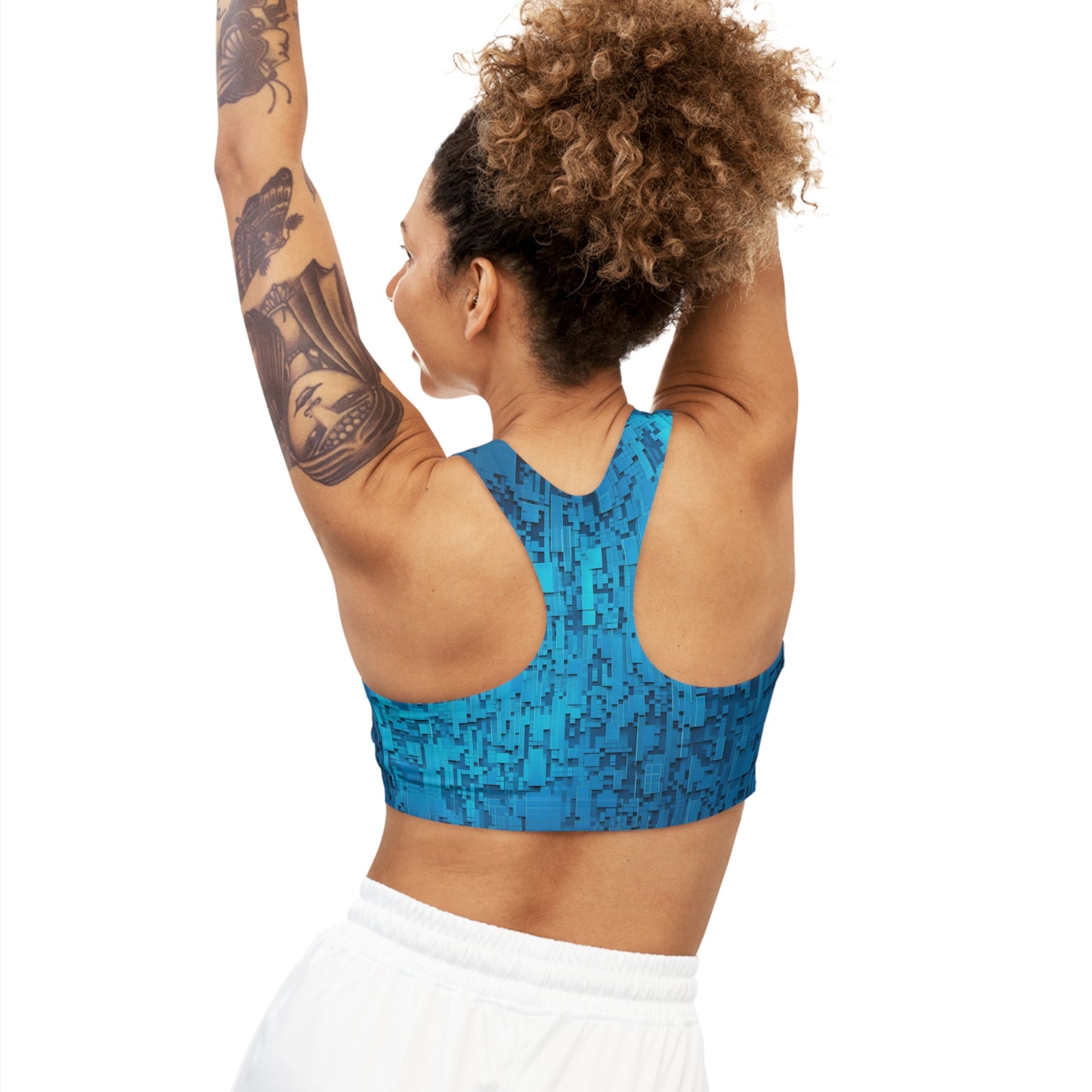 Surface Beach Volleyball Club Seamless Sports Bra (AOP)