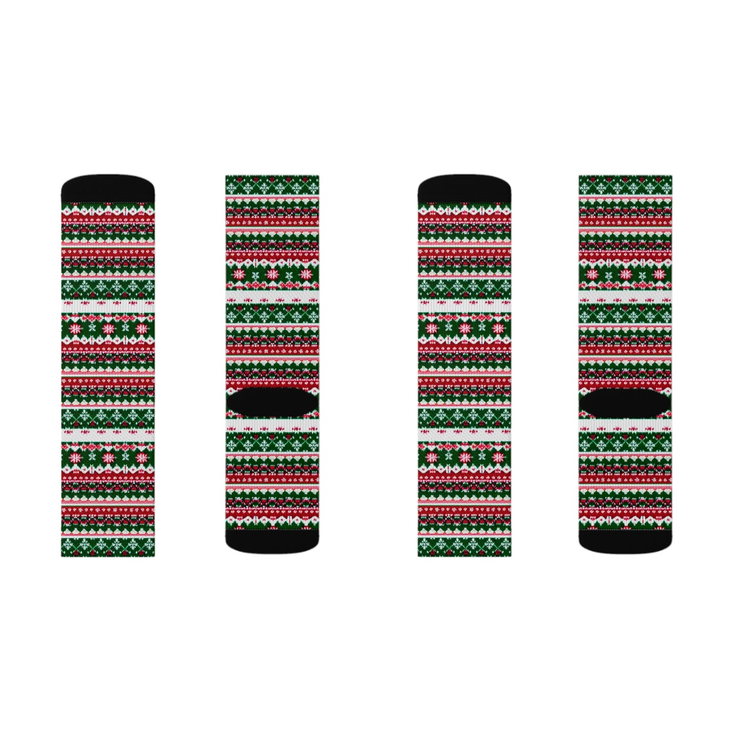 Christmas Collection Wear Everywhere Fashion Sublimation Socks