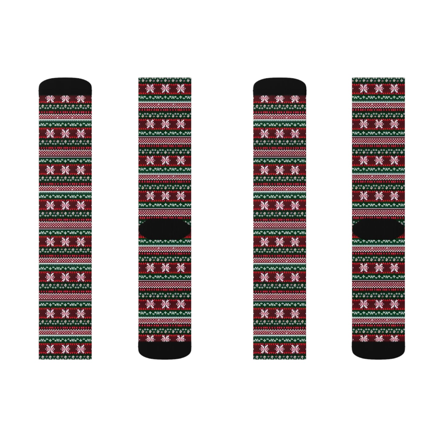 Christmas Collection Wear Everywhere Fashion Sublimation Socks