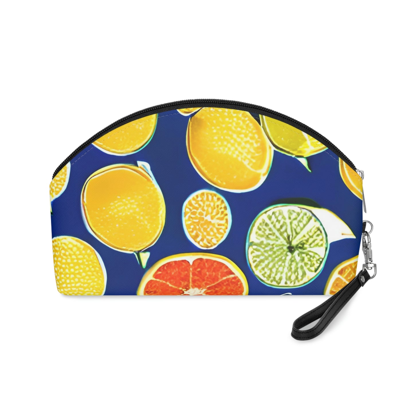 Citrus Zippered Makeup Cosmetics Bag