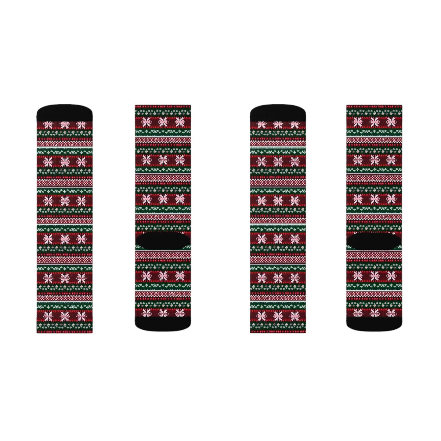 Christmas Collection Wear Everywhere Fashion Sublimation Socks