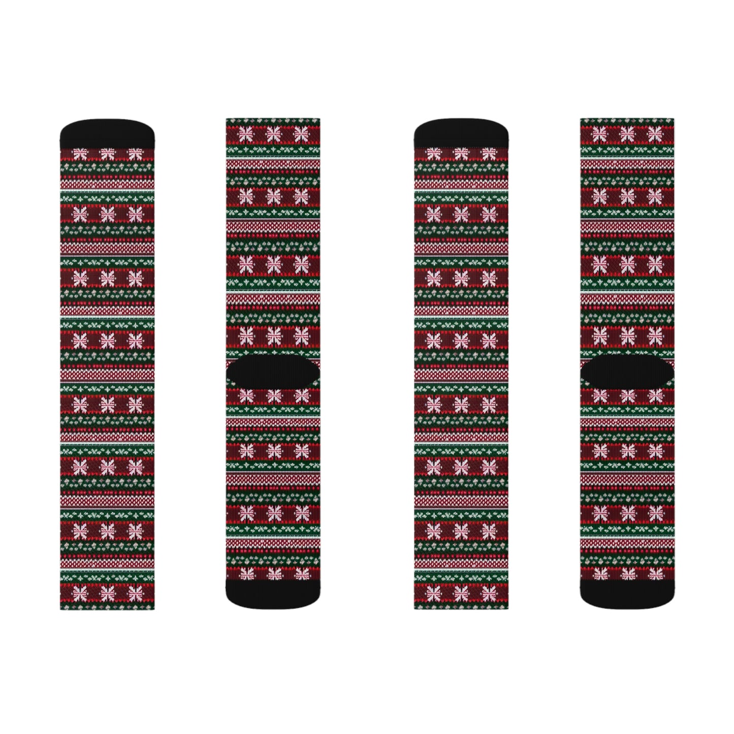 Christmas Collection Wear Everywhere Fashion Sublimation Socks