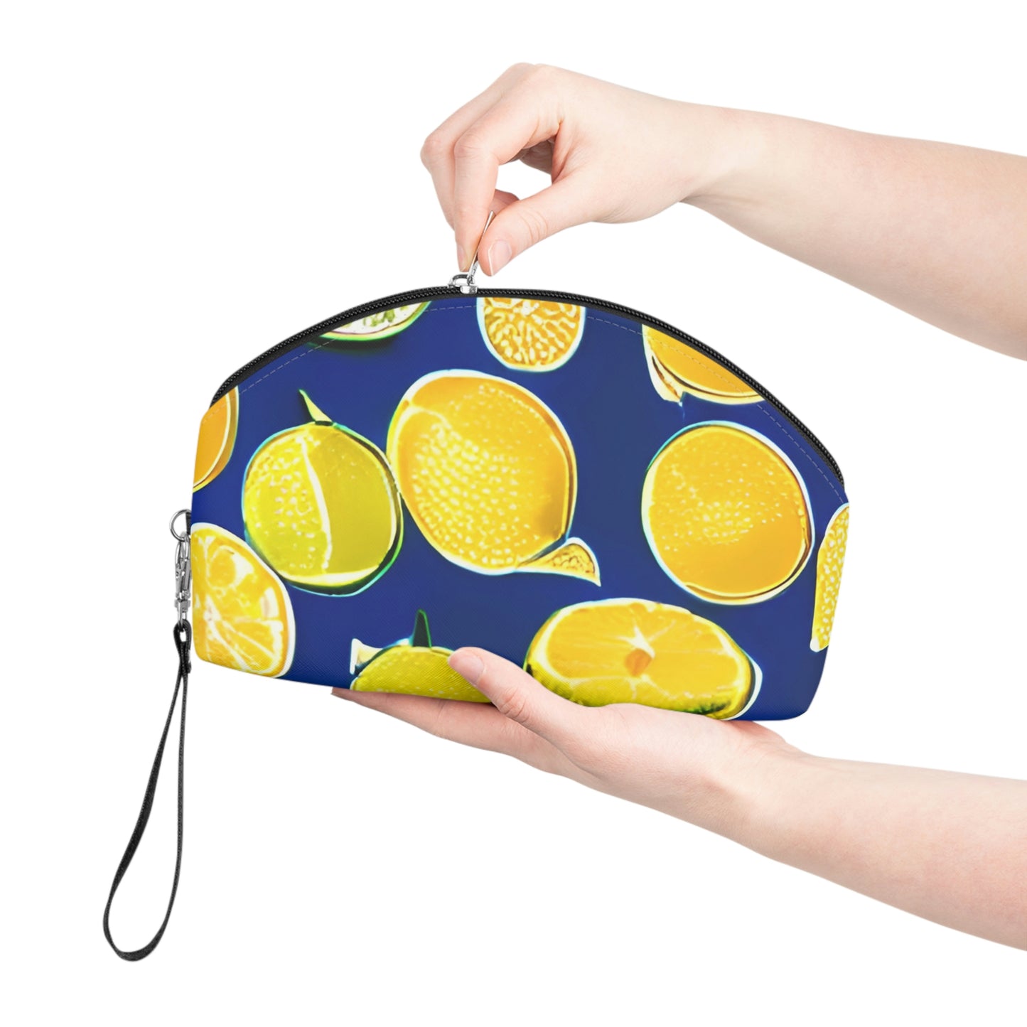 Citrus Zippered Makeup Cosmetics Bag