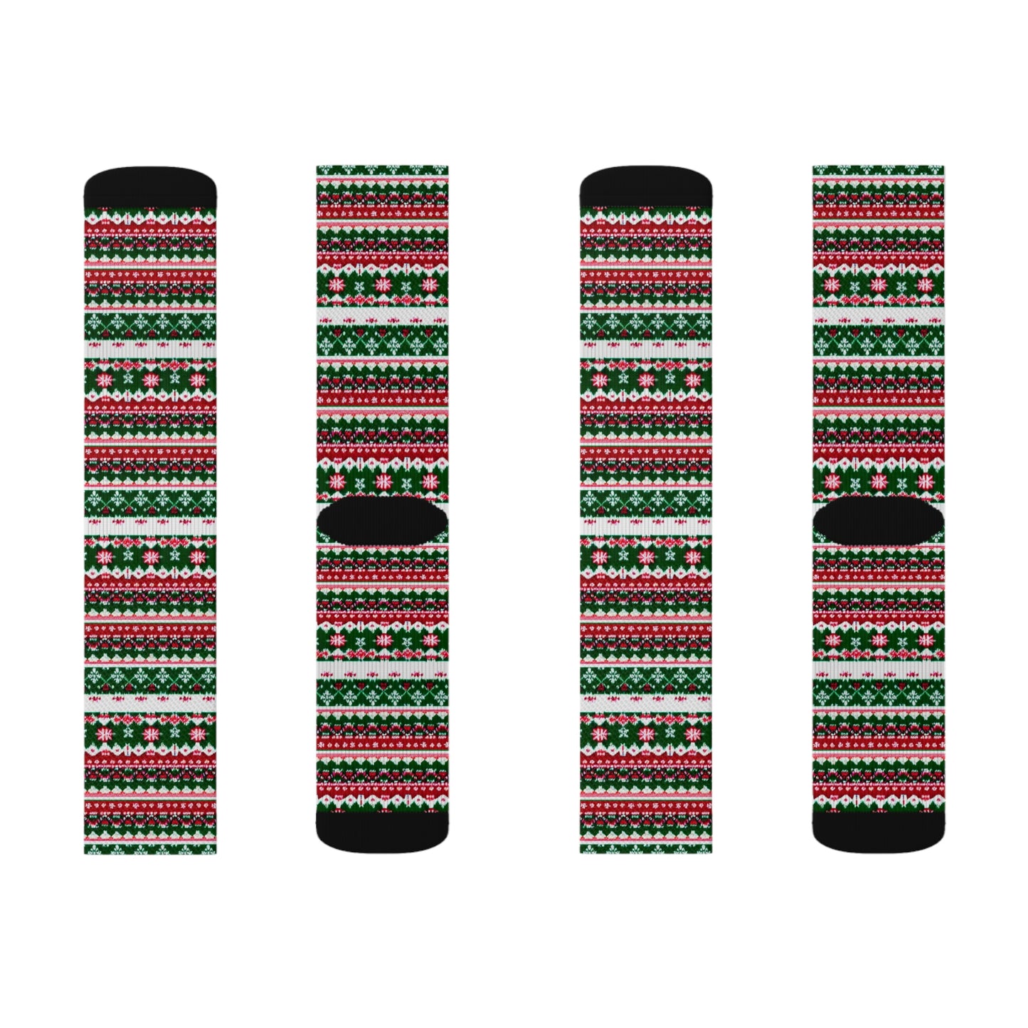 Christmas Collection Wear Everywhere Fashion Sublimation Socks