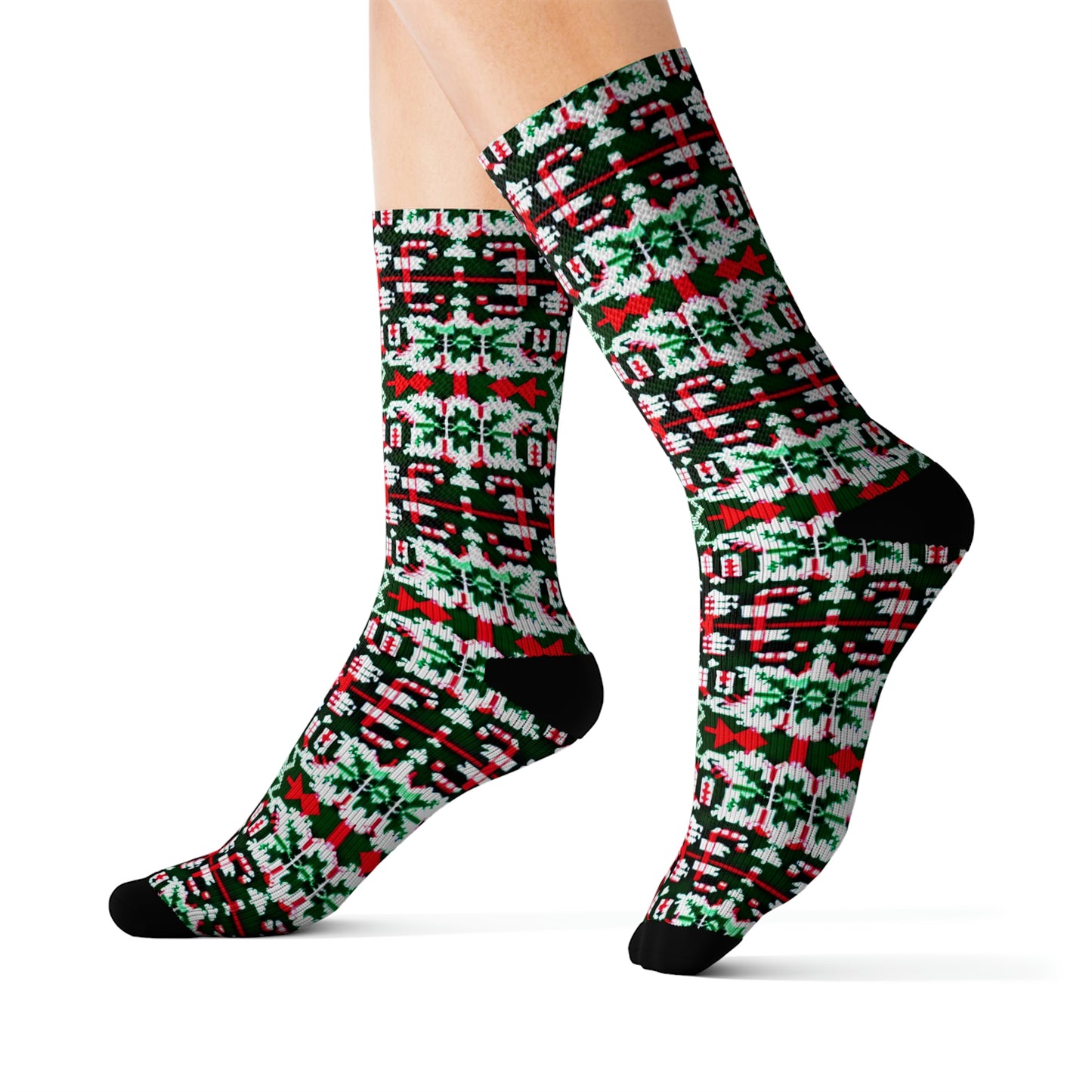 Christmas Collection Wear Everywhere Fashion Sublimation Socks