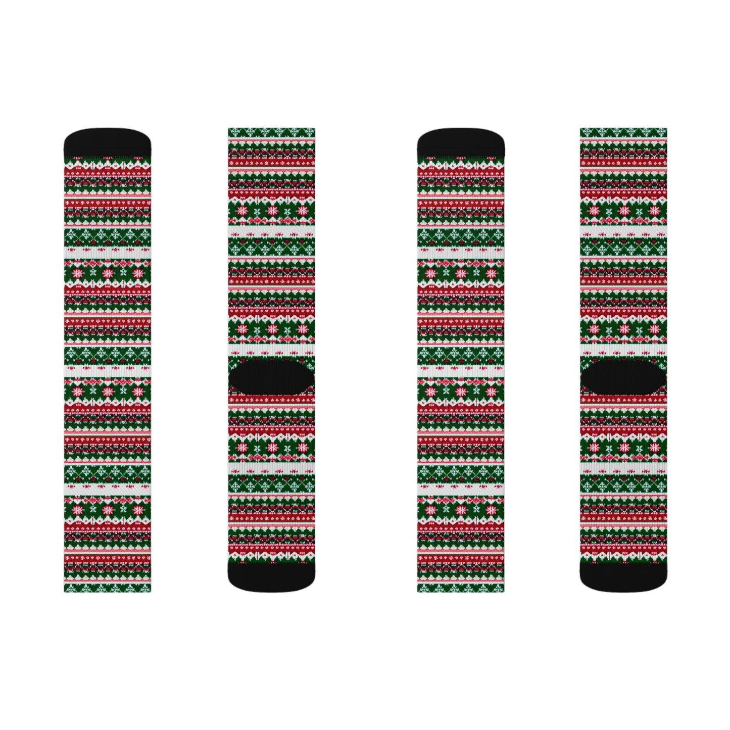 Christmas Collection Wear Everywhere Fashion Sublimation Socks