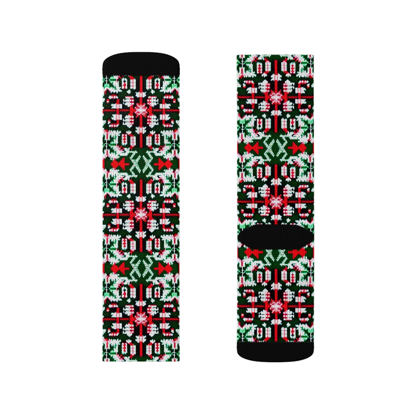 Christmas Collection Wear Everywhere Fashion Sublimation Socks