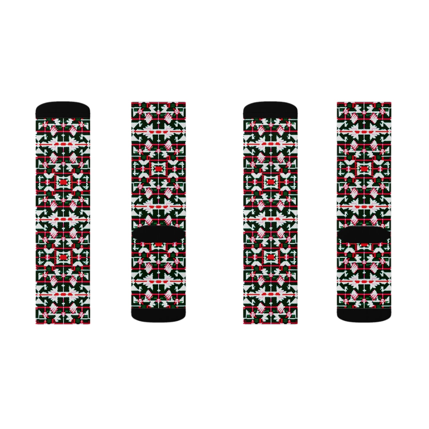 Christmas Collection Wear Everywhere Fashion Sublimation Socks